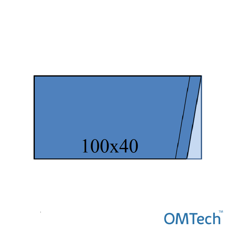Чохол захисний OMTech™ для ноги 100см х 40см (ламінований спанбонд - 45 г/м2), стерильний